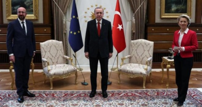 Erdoganov diplomatski fijasko: Prva žena Evropske komisije nije imala stolicu za sjedenje