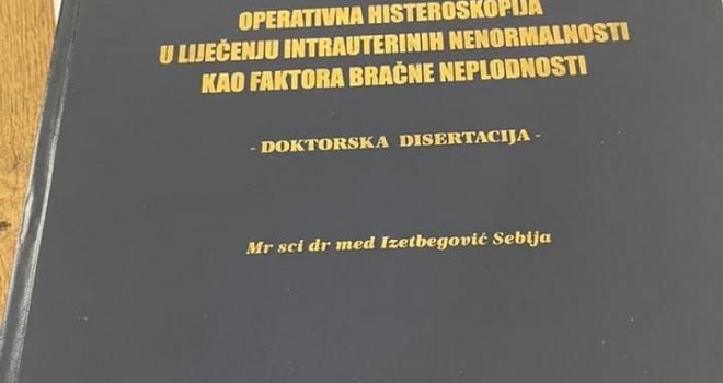 Javnost zbunjena: U doktorskoj disertaciji dr. Izetbegović naveden mentor Asim Kurjak