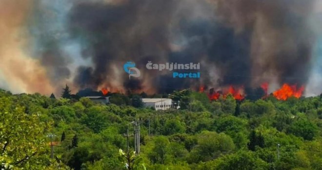 Buknuo požar u Neumu, Dodik odbio dati saglasnost za angažman helikoptera OS BiH?!