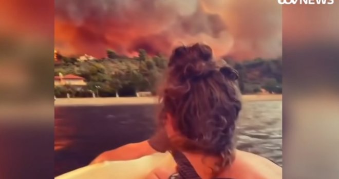 U Grčkoj izgorjelo više od hiljadu objekata, i dalje bukte požari: Jak vjetar otežava akcije gašenja
