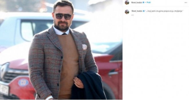 Fikret Hodžić na Instagramu se hvali fotografijama sa suđenja: Uz posljednju citirao ajet iz Kur'ana