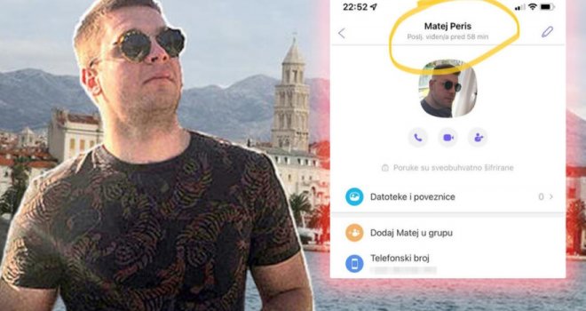 Misterija telefona nestalog Splićanina: Matej Periš viđen na mreži poslije 22 dana?!