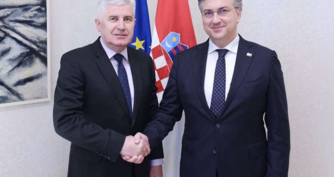 Čović i Plenković: Zaključci Evropskog vijeća jak poticaj za postizanje dogovora o Izbornom zakonu