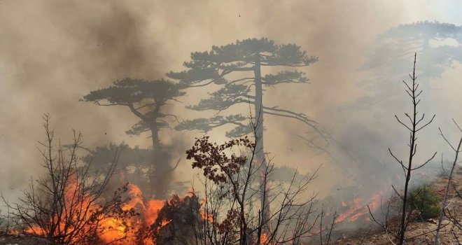 Požarišta u Hercegovini u smirivanju, Konjicu i dalje potrebna pomoć iz zraka
