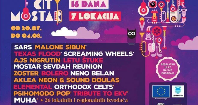 Open City Mostar: 40 izvođača na drugom izdanju festivala