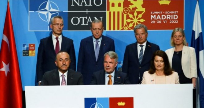 Postignut dogovor: Turska neće blokirati pristup Švedske i Finske u NATO savez