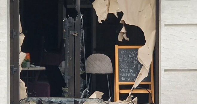 Eksplozija razorila restoran u Sarajevu, policija na terenu