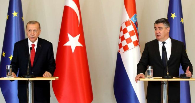 Erdogan: Odluke moraju donijeti čelnici u BiH; Milanović: Ako Schmidt učini nešto, ja ću biti zadovoljan