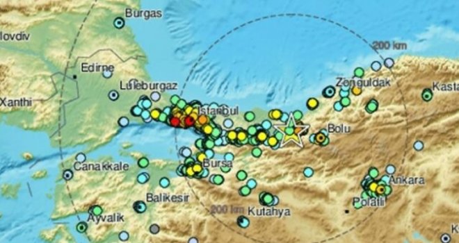 Snažan zemljotres magnitude 6,0 pogodio Tursku: Najmanje 35 osoba povrijeđeno, ljudi skakali s balkona