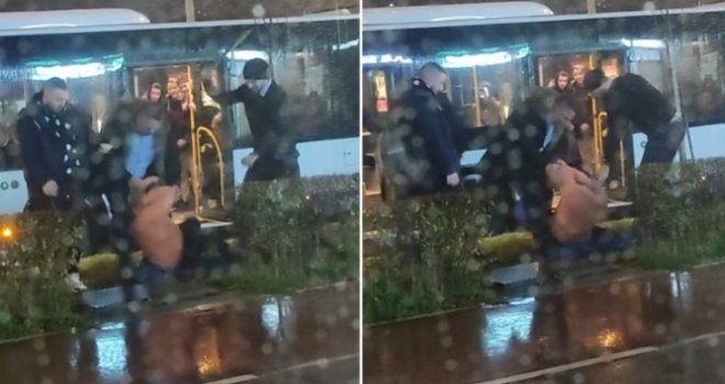 Damatične scene u Sarajevu: Izvukli ga iz autobusa, oborili na zemlju, udarali palicama, rukama, nogama...