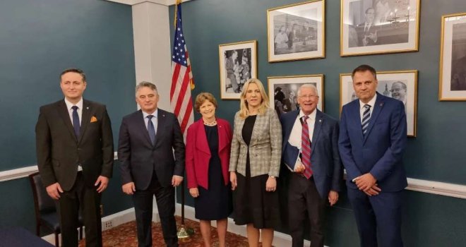 Članovi Predsjedništva BiH u Washingtonu sa članovima Odbora za vanjske poslove Senata SAD-a