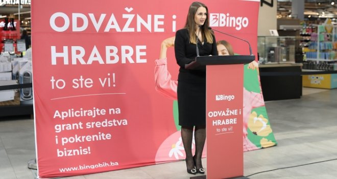 Pod sloganom „Odvažne i hrabre, to ste vi“, Bingo group i ove godine podržava ženske poslovne poduhvate