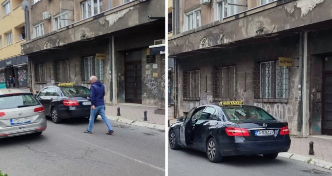 Taksista napao građanina u centru Sarajeva: Prijetio mu da će ga udariti šakom u glavu