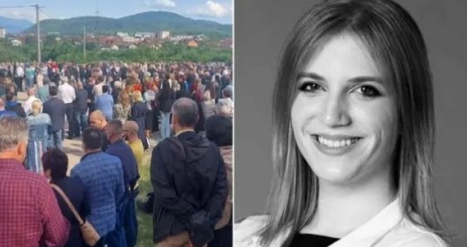 Hiljade ljudi se posljednji put opraštaju od mlade doktorice Azre Spahić, među njima Nermin Nikšić i Muriz Memić
