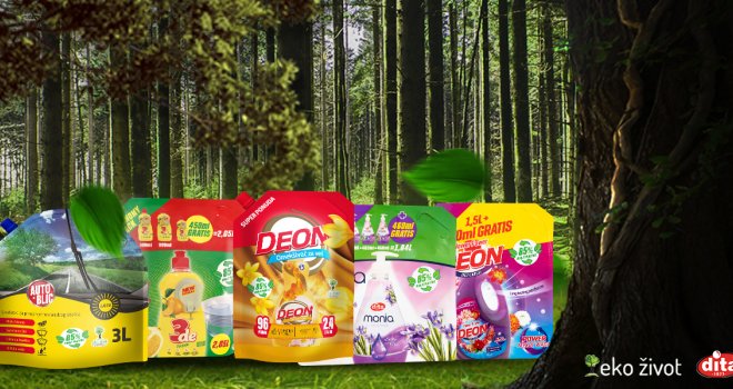 Inovativna Doypack Ambalaža: DITA 1977 i Eko Život uspješno protiv plastičnog otpada