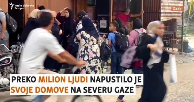 Milion ljudi napustilo svoje domove u Gazi, očekuje se izraelska kopnena ofanziva