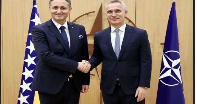 Bećirović-Stoltenberg: Provođenje aktivnosti za prijem BiH u članstvo NATO-a je zakonska obaveza