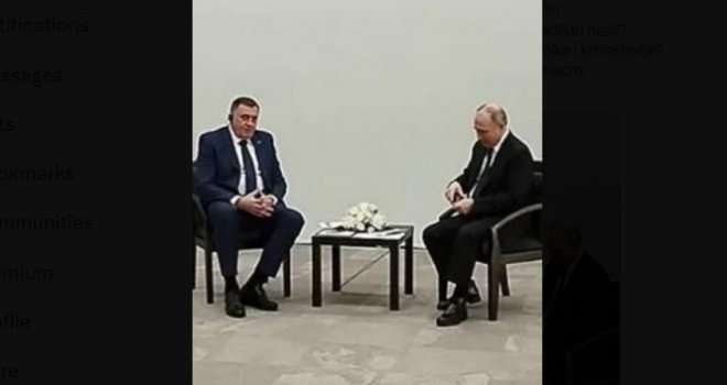 Hadžiomerović skeptično o Dodiku i Putinu: Gluhobilo, jesu li se ovo u aerodromskom skladištu našli? 
