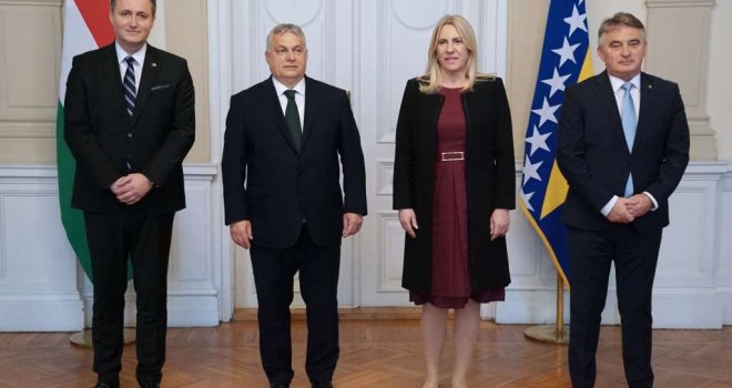 Članovi Predsjedništva BiH primili Orbana: Ukupni odnosi dvaju zemalja bez otvorenih pitanja