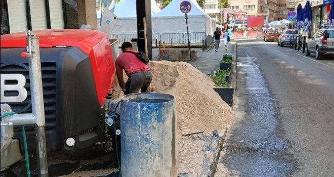 Kako sada izgleda prostor u centru Sarajeva, uz Festivalski trg, gdje ...