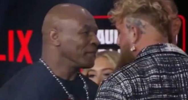 Haos na konferenciji za medije: Mike Tyson gurnuo i udario Jakea Paula, ovaj mu žestoko uzvratio