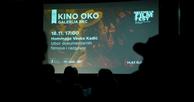 U okviru 'Novembar Film Festa' upriličen omaž filmskom umjetniku Vesku Kadiću