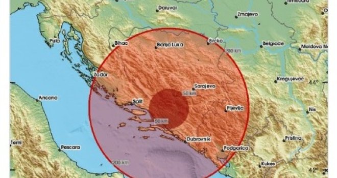 'Strašno! Zahučilo pa dobro zatreslo': Jači zemljotres pogodio BiH, epicentar kod Jablanice