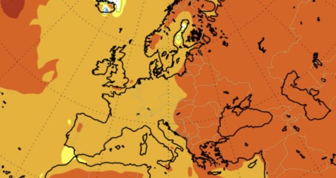 U Evropu stiže suhi zrak sa sjevera Afrike, u BiH najavljen porast temperatura