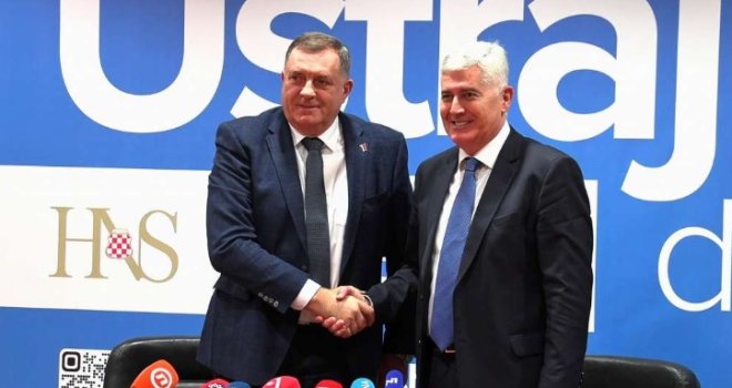 Čović i Dodik najavili nastavak političke suradnje HDZ-a BiH i SNSD-a