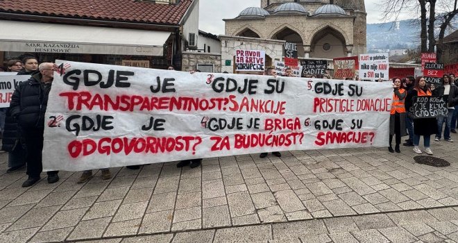 Počeli protesti u Sarajevu: Studenti se okupili ispred Sebilja, evo koji su im zahtjevi