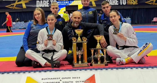 Ejla Makaš i Anja Hrgić zlatne na Evropskom prvenstvu u taekwondou, dva pehara za Bosnu i Hercegovinu