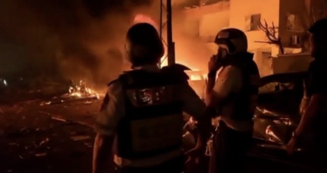 Scene haosa u Tel Avivu nakon najnovijeg vala iranskih napada