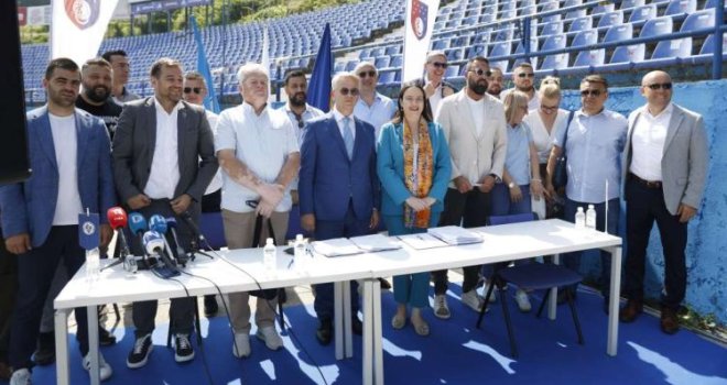 Počinje izgradnja Južne tribine na stadionu Grbavica
