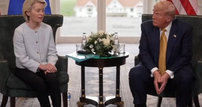 Sastali se Donald Trump i Ursula von der Leyen, na stolu je samo jedna tema: Ima nade za dogovor?!