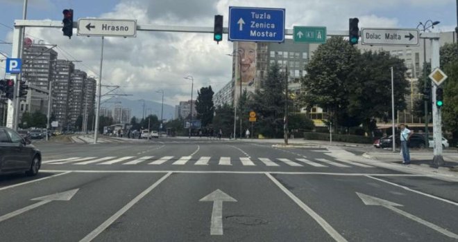 Počinju radovi na zamjeni semaforskih portala na glavnoj saobraćajnici u Sarajevu: Dolac Malta prva na listi