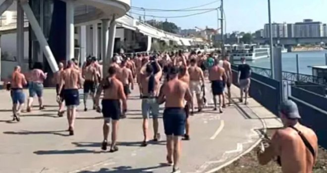 Lechovi huligani ruše sve pred sobom: Centar srbijanske prijestolnice demoliran
