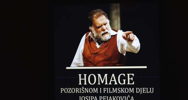 Homage pozorišnom i filmskom djelu Josipa Pejakovića večeras u Narodnom pozorištu Sarajevo