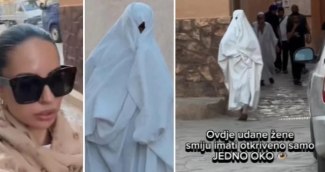 Poznata influenserica objavila šokantan video iz grada u kojem (udate) žene imaju otkriveno samo jedno oko!