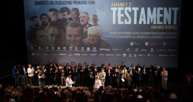 Najgledaniji film godine: 'Testament' pogledalo više od 100.000 gledalaca u domaćim kinima 