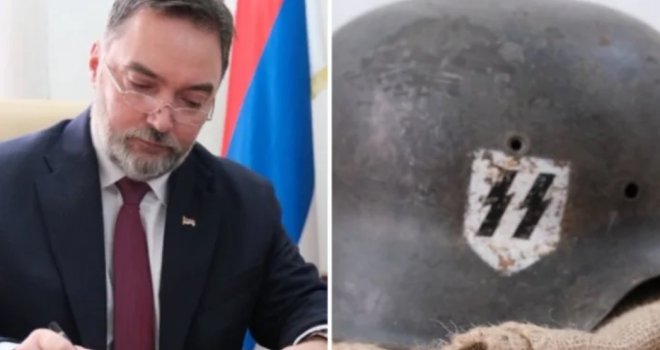 Diplomatski skandal u BiH: Košarac Schmidtu poslao nacistički šljem