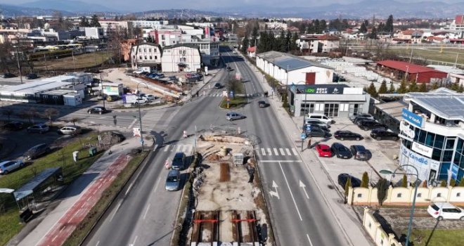 Počinju veliki i zahtjevni radovi na posljednoj raskrsnici na tramvajskoj pruzi Ilidža-Hrasnica