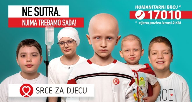 Ne sutra, njima trebamo sada: Borba djece oboljele od raka ne može čekati!