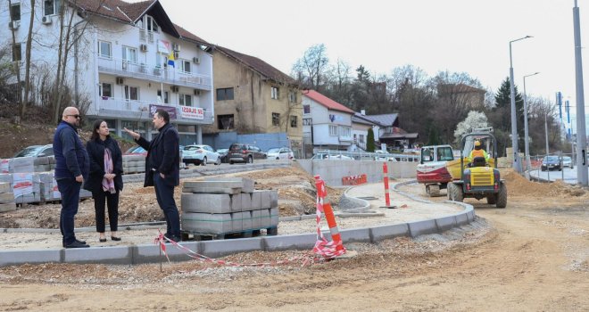 Zahtjevni radovi na Južnoj longitudinali: Ministar Šteta i načelnica Karić u obilasku gradilišta
