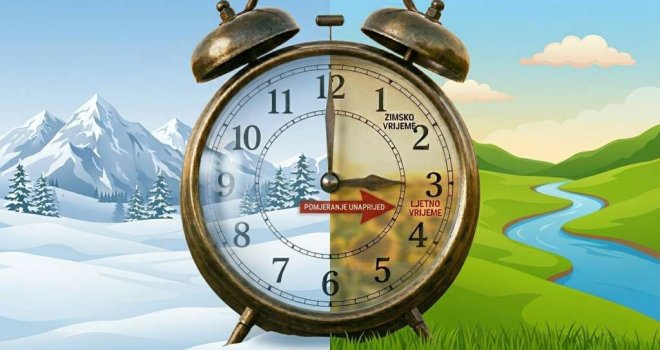 Federalno ministarstvo: U nedjelju počinje ljetno računanje vremena