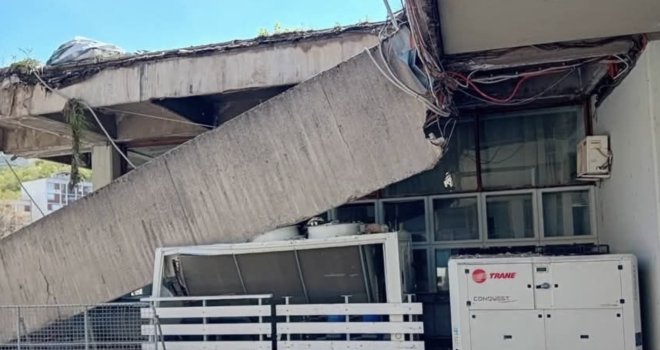 Urušio se dio Skenderije: Konstrukcija pala, sajam traje