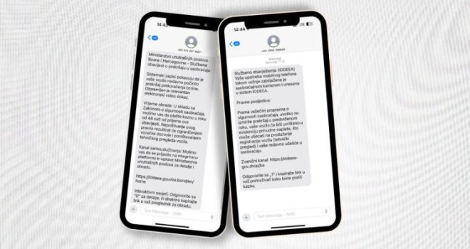 Lažni SMS-ovi u ime IDDEEA-e razotkrivaju opasne rupe u digitalnoj sigurnosti BiH