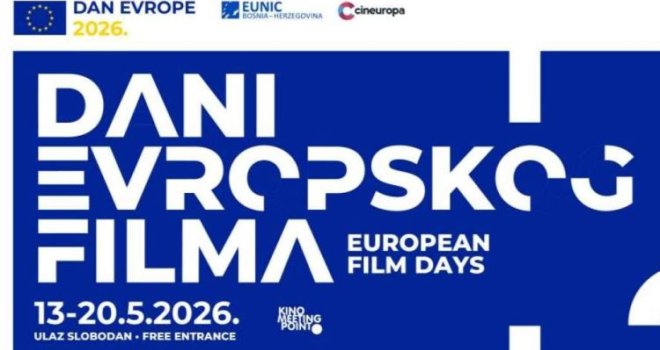 Dani evropskog filma od 13. do 20. maja u kinu Meeting Point u Sarajevu