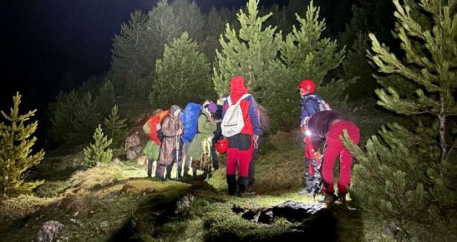 Pripadnici GSS Prenj spasili petero maloljetnih čeških planinara u podnožju Otiša