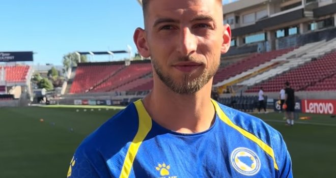 Jovo Lukić nakon historijskog učinka: San je igrati za BiH na Mundijalu, a još veći postići gol