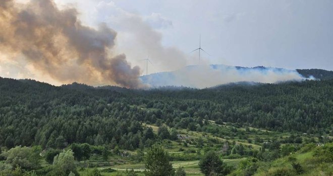 Veliki požar kod Posušja i dalje aktivan, gase ga Air Tractori, čeka se helikopter OS BiH